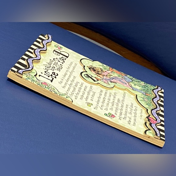 Blue Mountain Arts “Life is all about How You Handle Plan B” magnet w/easel back - Picture 4 of 11